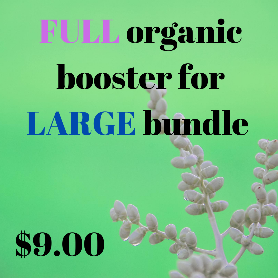 Organic booster — Full Large