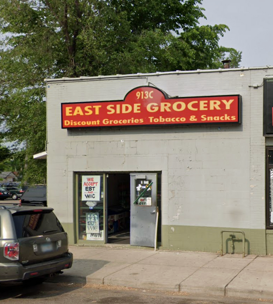 Fresh produce at East Side Grocery, a BrightSide partner store in St. Paul.