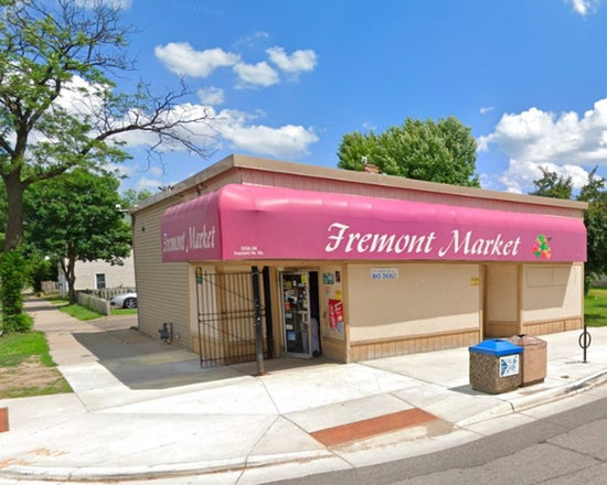 Fresh produce at Fremont Market, a BrightSide partner store in Minneapolis.