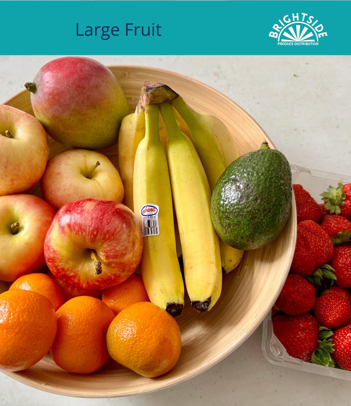 BrightSide Produce large bundle with fresh fruits, available for delivery in Minneapolis and St. Paul.