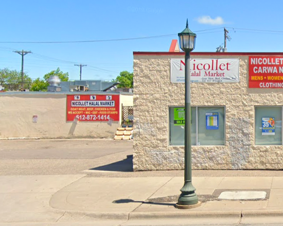 Fresh produce at Nicollet Halal Market, a BrightSide partner store in Minneapolis.